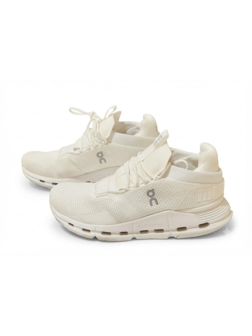 Women's On Running Cloudnova Undyed White 26.98227 Running Shoes Size 6.5
